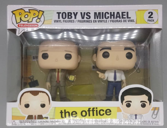 [2 Pack] Toby vs Michael - The Office Funko POP