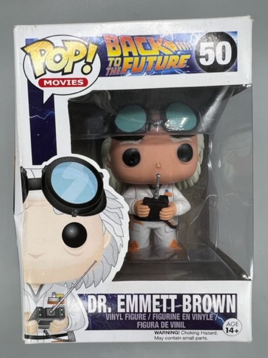 #50 Dr. Emmett Brown - Back To The Future - Box Damaged Funko POP