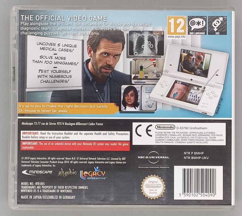 House: The Official Game for Nintendo DS/3DS