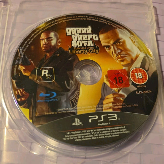 Grand Theft Auto: Episodes from Liberty City for Playstation 3 (PS3) - [Just Disc]