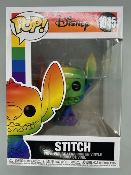 #1045 Stitch (Seated Smiling Pride) Disney Lilo & Stitch Funko POP