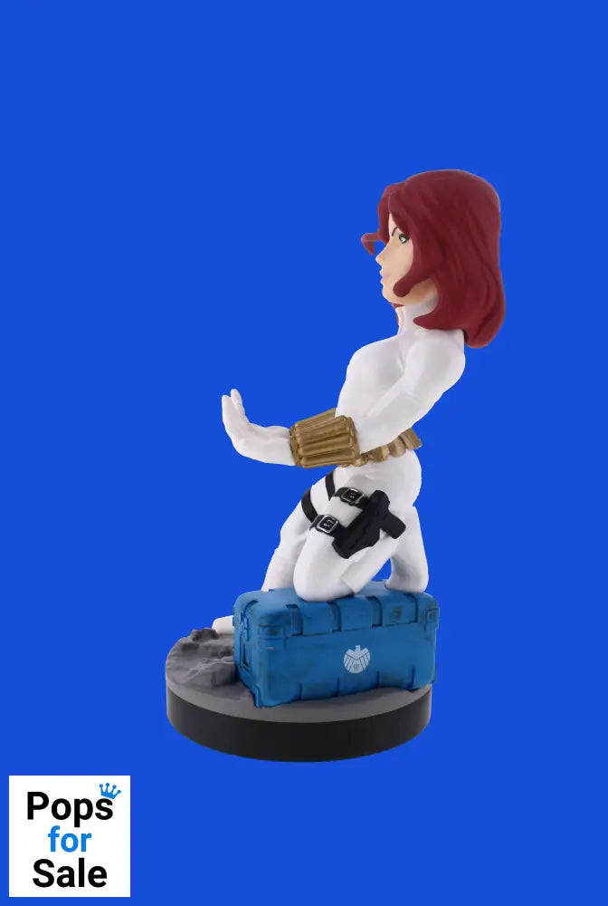 Cable Guy Black Widow White Suit - Marvel Cable Guys