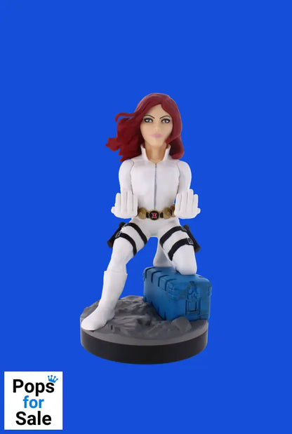 Cable Guy Black Widow White Suit - Marvel Cable Guys