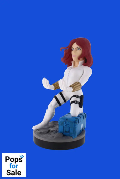 Cable Guy Black Widow White Suit - Marvel Cable Guys