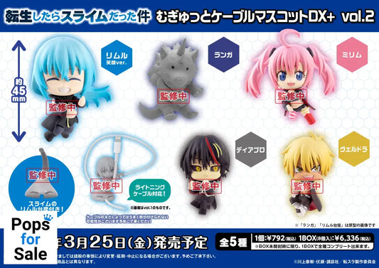 Cable Mascot Mugitto Vol.2 - That Time I Got Reincarnated as a Slime Figure