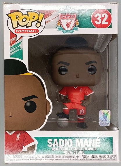 32 Sadio Mane - Liverpool FC - Football Box Damaged Funko POP