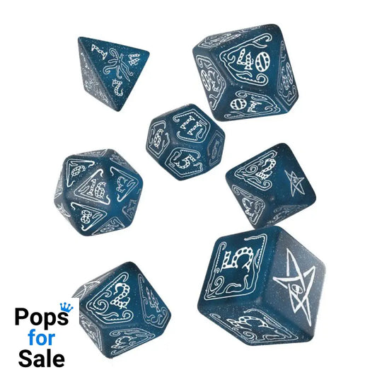 Call of Cthulhu Dice Set Abyssal & White (7)