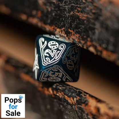 Call of Cthulhu Dice Set Abyssal & White (7)