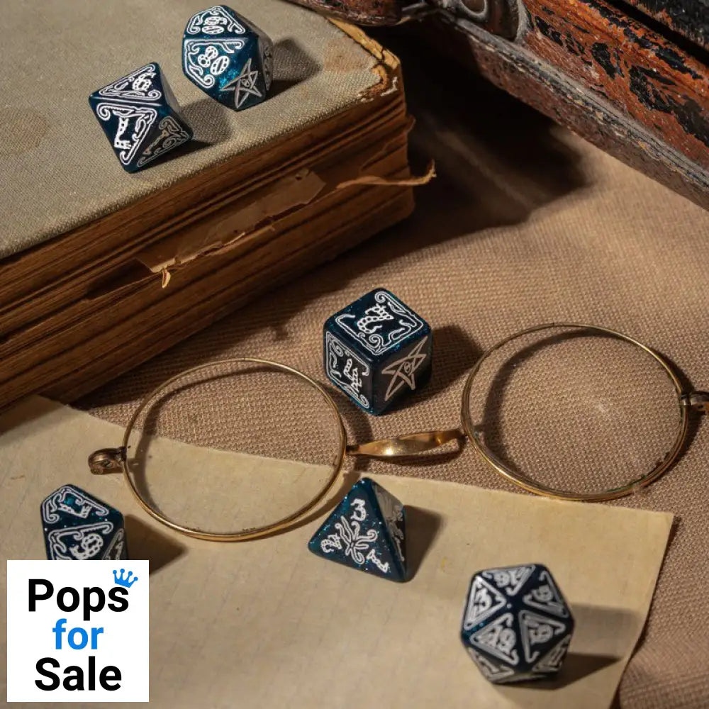 Call of Cthulhu Dice Set Abyssal & White (7)