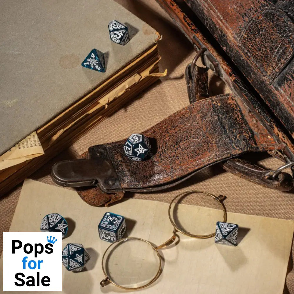 Call of Cthulhu Dice Set Abyssal & White (7)