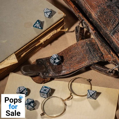 Call of Cthulhu Dice Set Abyssal & White (7)