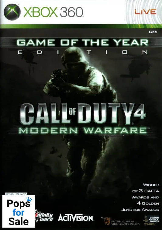 Call of Duty 4: Modern Warfare Game of the Year Edition for Microsoft Xbox 360
