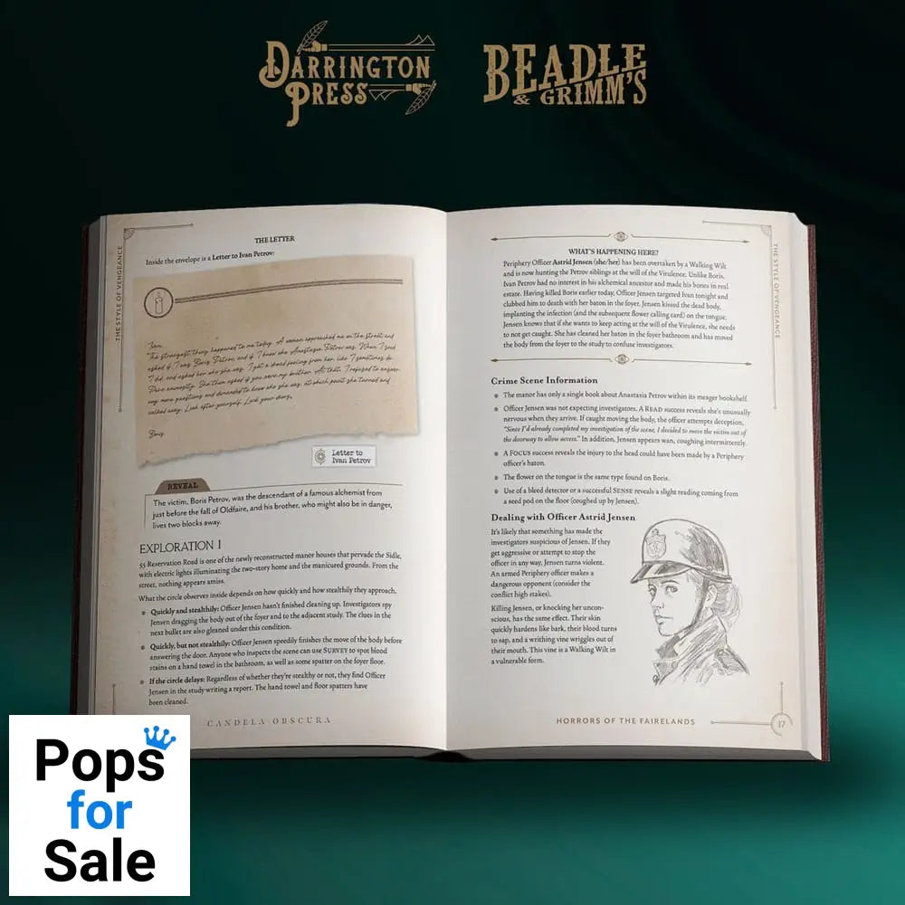 Candela Obscura Assignment Book Horrors of the Fairelands Board games and accessories