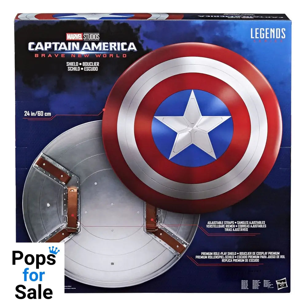 Captain America: Brave New World Marvel Legends Premium Role-Play Shield 60 cm