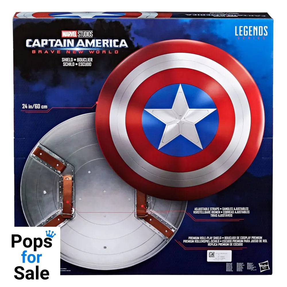 Captain America: Brave New World Marvel Legends Premium Role-Play Shield 60 cm