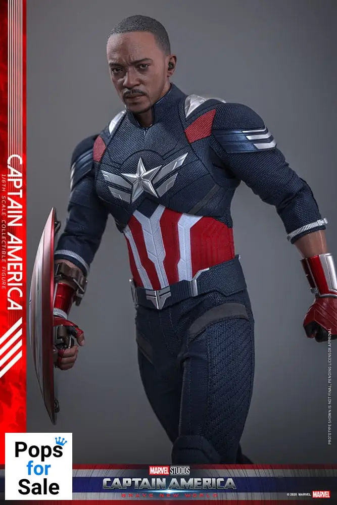 Captain America: Brave New World Movie Masterpiece Action Figure 1/6 Captain America 30 cm Action figures