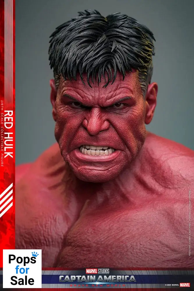 Captain America: Brave New World Movie Masterpiece Action Figure 1/6 Red Hulk 47 cm
