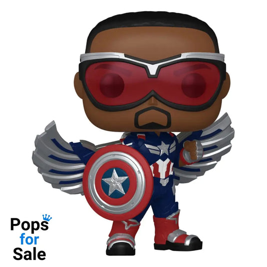 Captain America Brave New World POP! Movies Vinyl Figure Captain America 9 cm