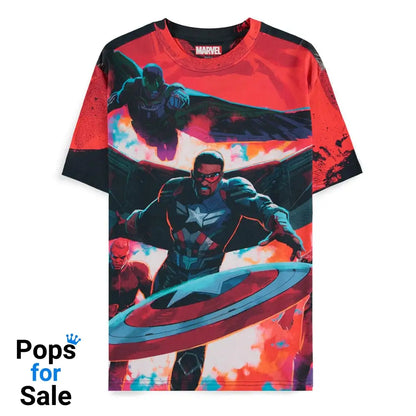 Captain America Brave New World T-Shirt Character Size XL T-shirts