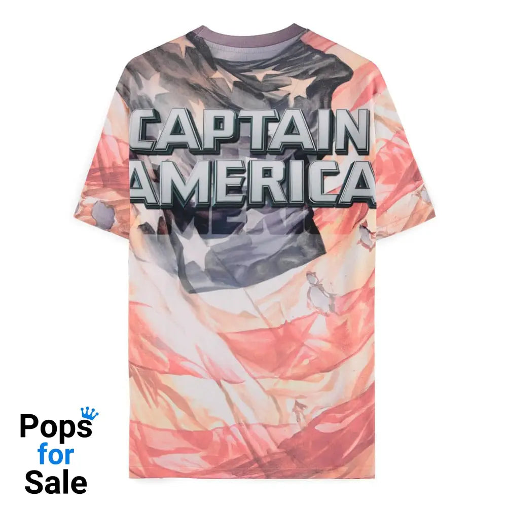 Captain America Brave New World T-Shirt Digital American Size S