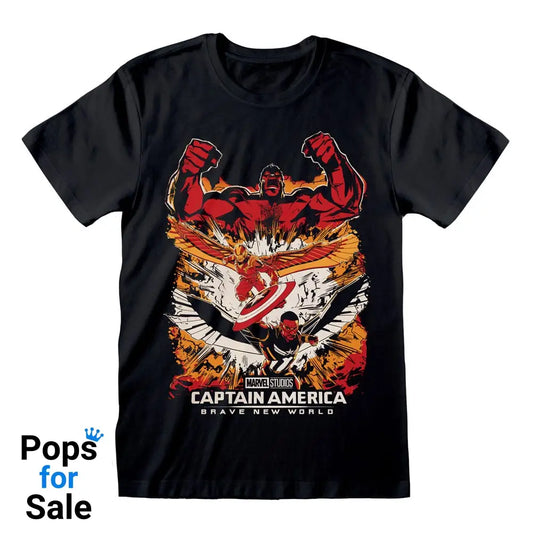 Captain America Brave New World T-Shirt Montage