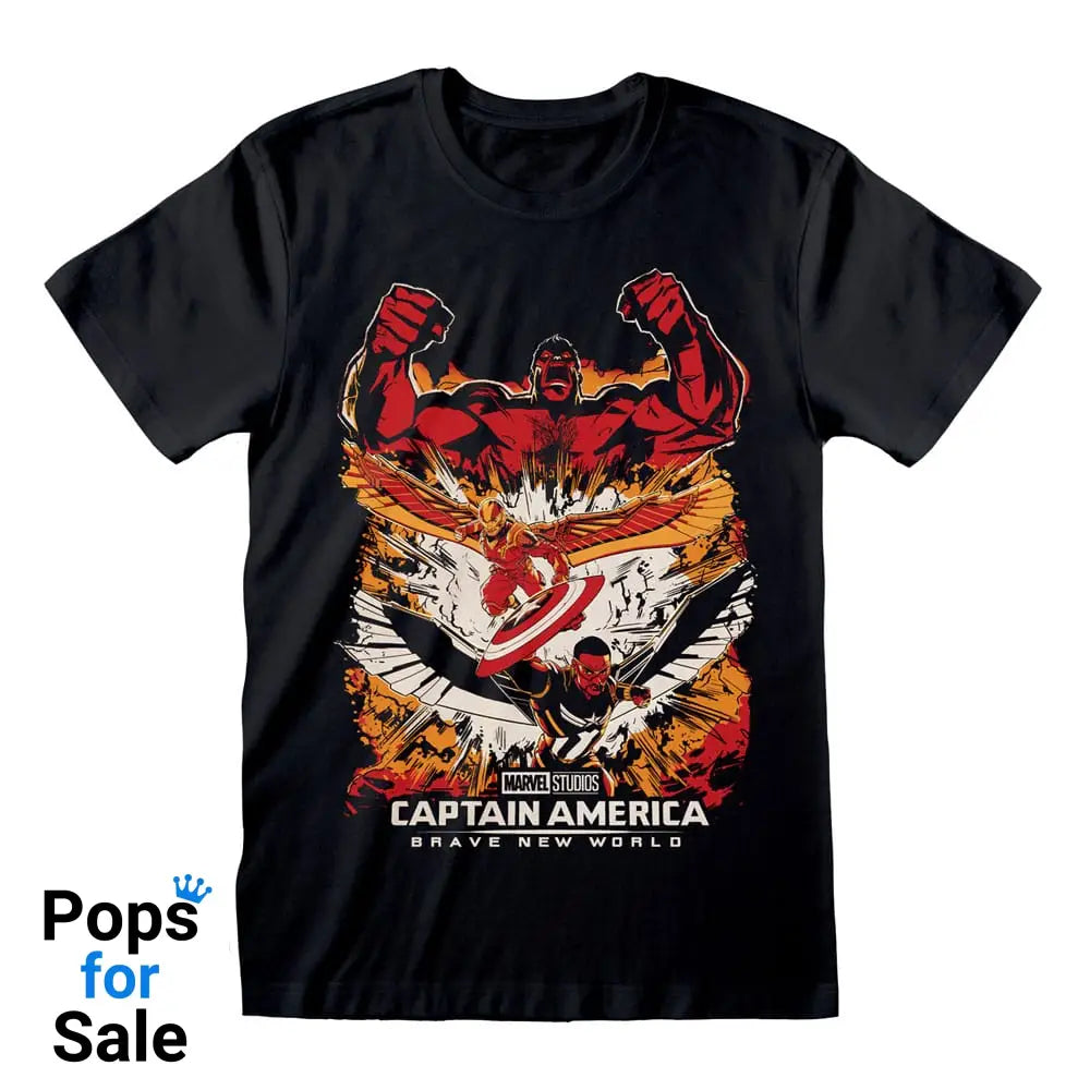 Captain America Brave New World T-Shirt Montage T-shirts
