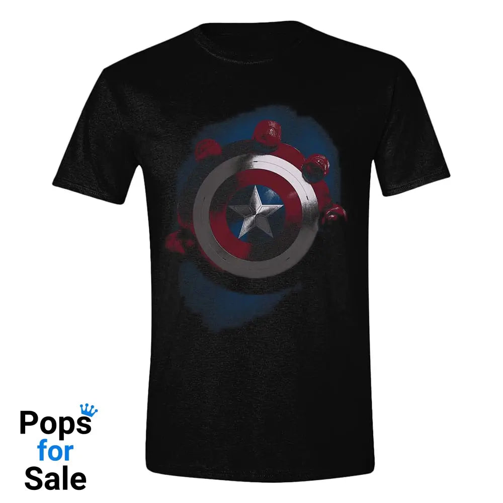 Captain America Brave New World T-Shirt Captain America Shield with Red