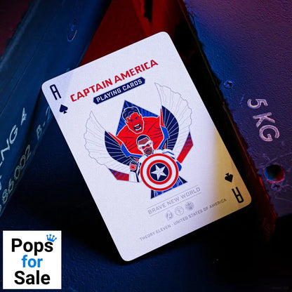 Captain America Playing Cards Patriotic Design