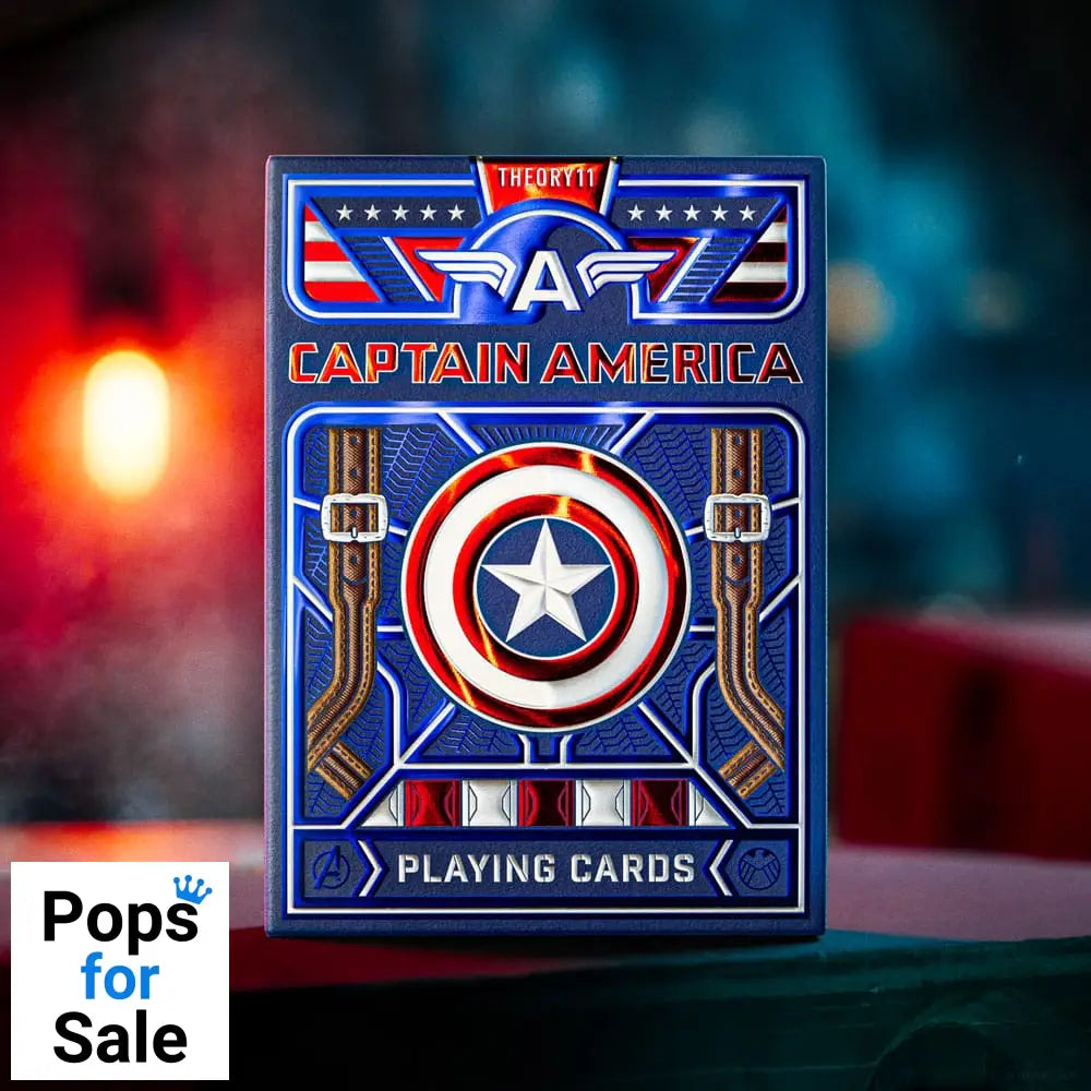Captain America Playing Cards Patriotic Design Playing cards