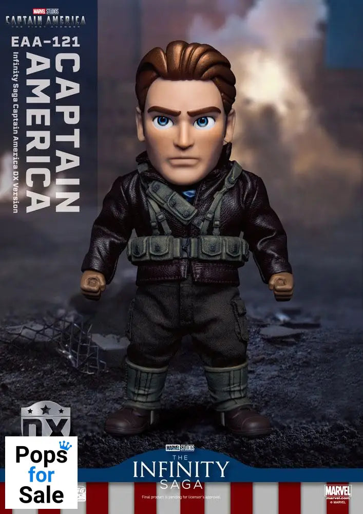 Captain America: The First Avenger Egg Attack Action Action Figure Captain America DX Version 17 cm