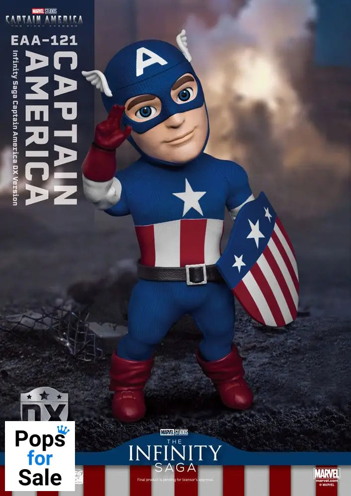Captain America: The First Avenger Egg Attack Action Action Figure Captain America DX Version 17 cm