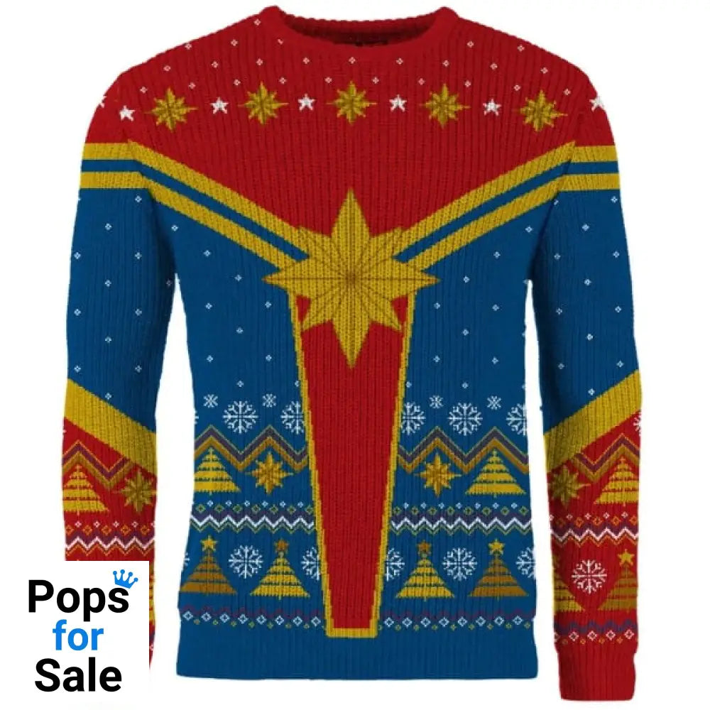 Captain Marvel Christmas Jumper (Size XL)