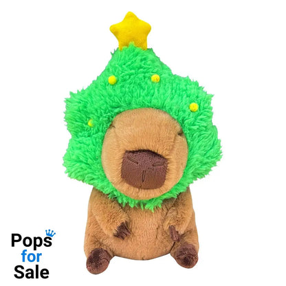 Capybara Plush Figure Capybara with Christmas Tree 32 cm
