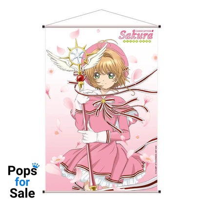 Cardcaptor Sakura Clear Card Wallscroll Sakura Kinomoto Cherry Blossoms 60 x 90 cm