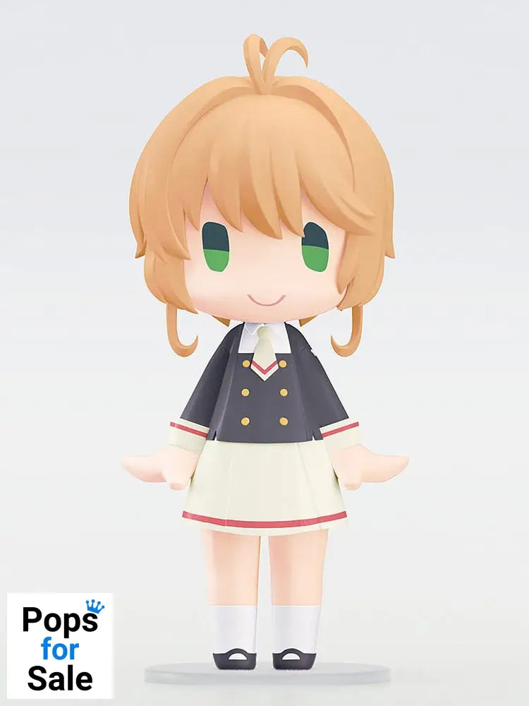 Cardcaptor Sakura: Clear Card with Garterbelt HELLO! GOOD SMILE Action Figure Sakura Kinomoto: Tomoeda Junior High School Uniform Ver. 10 cm
