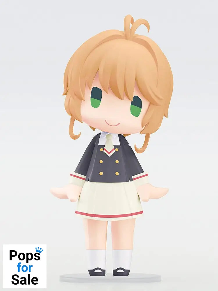 Cardcaptor Sakura: Clear Card with Garterbelt HELLO! GOOD SMILE Action Figure Sakura Kinomoto: Tomoeda Junior High School Uniform Ver. 10 cm