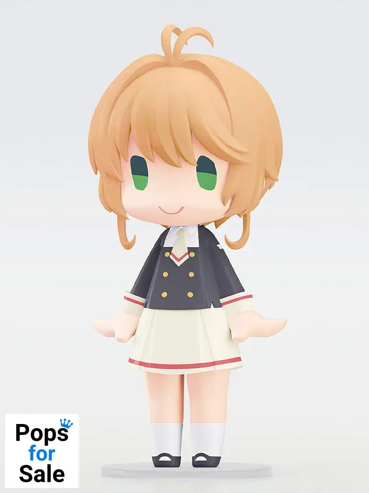Cardcaptor Sakura: Clear Card with Garterbelt HELLO! GOOD SMILE Action Figure Sakura Kinomoto: Tomoeda Junior High School Uniform Ver. 10 cm