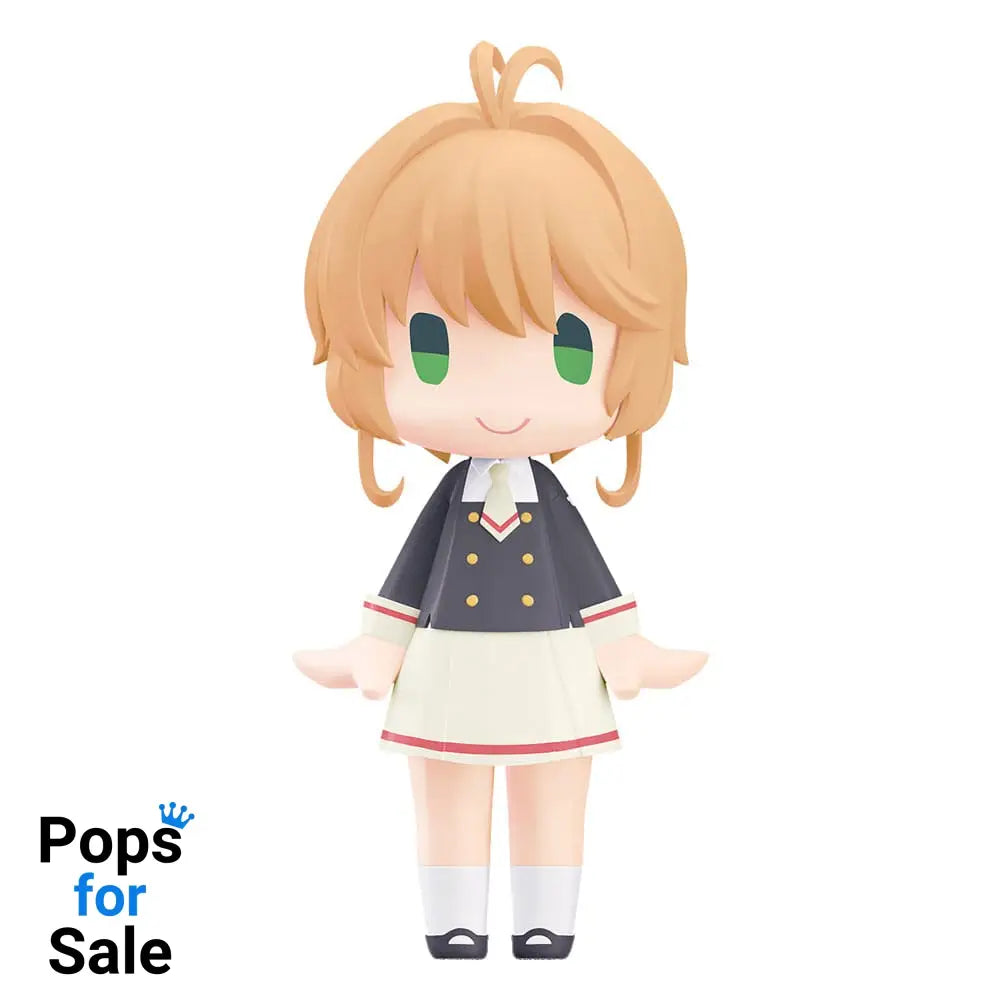 Cardcaptor Sakura: Clear Card with Garterbelt HELLO! GOOD SMILE Action Figure Sakura Kinomoto: Tomoeda Junior High School Uniform Ver. 10 cm