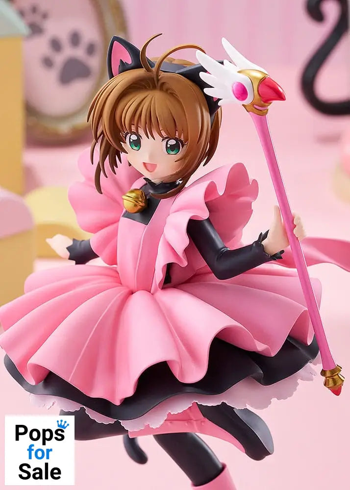 Cardcaptor Sakura Pop Up Parade PVC Statue Sakura Kinomoto: Black Cat Costume Ver. L Size 22 cm