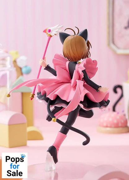 Cardcaptor Sakura Pop Up Parade PVC Statue Sakura Kinomoto: Black Cat Costume Ver. L Size 22 cm
