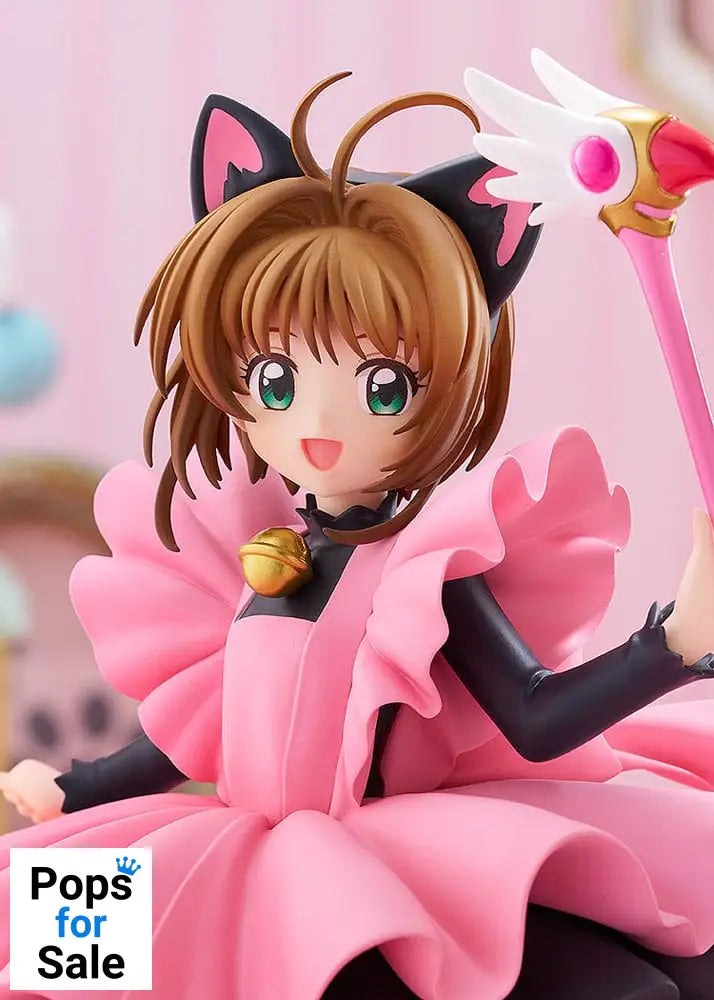Cardcaptor Sakura Pop Up Parade PVC Statue Sakura Kinomoto: Black Cat Costume Ver. L Size 22 cm