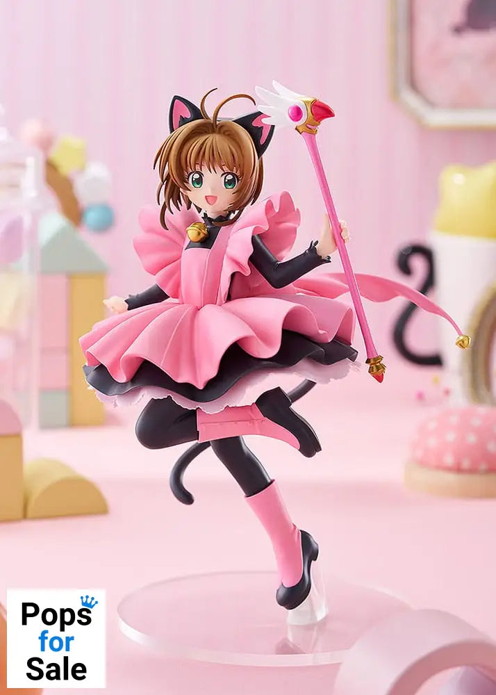 Cardcaptor Sakura Pop Up Parade PVC Statue Sakura Kinomoto: Black Cat Costume Ver. L Size 22 cm