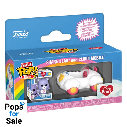 Care Bears Bitty POP! Rides Vinyl Figure Share Bear and Cloud Mobile