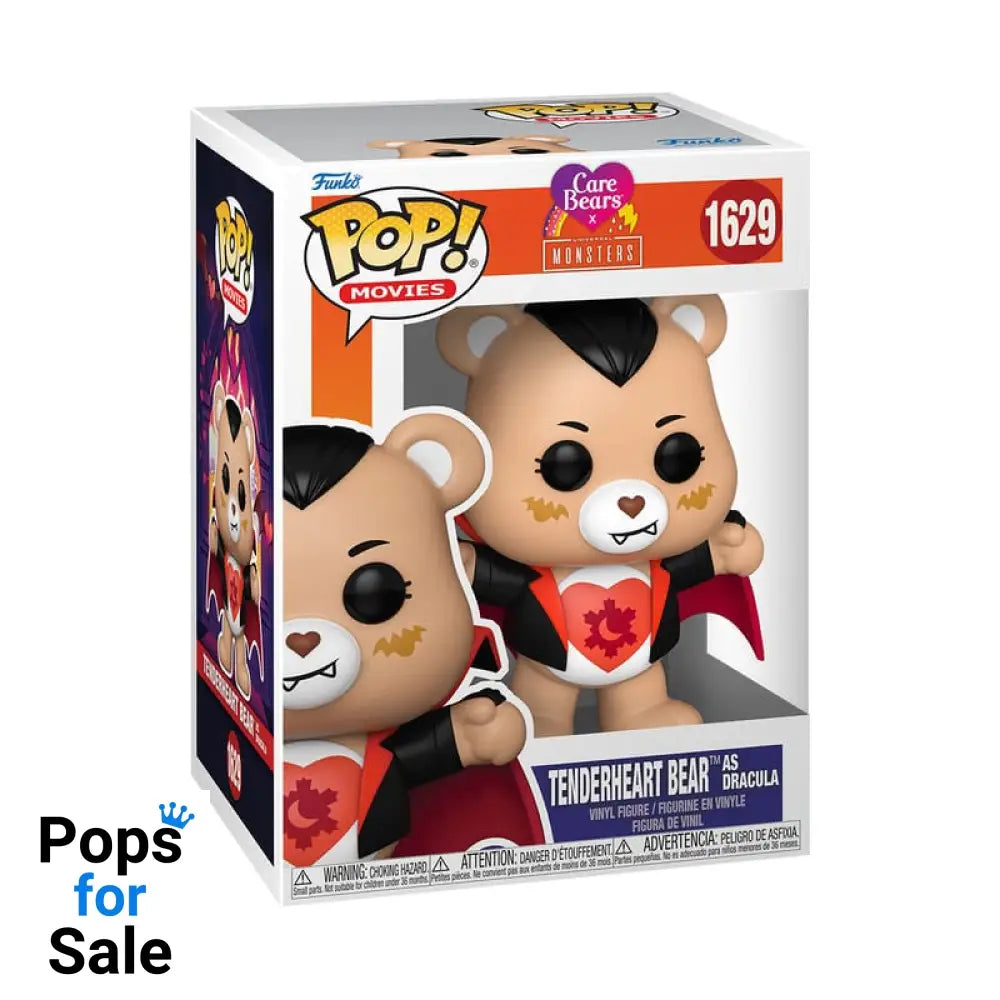 Care Bears x Universal Monsters POP! Vinyl Figure Tender Heart Bear as Dracula 9 cm