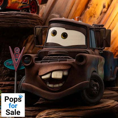 Cars Deluxe Art Scale Statue 1/10 Lightning Mcqueen & Tow Mater 31 cm