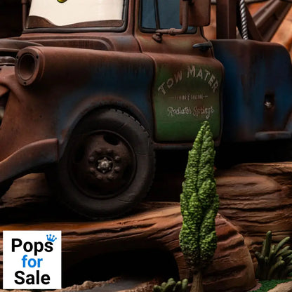 Cars Deluxe Art Scale Statue 1/10 Lightning Mcqueen & Tow Mater 31 cm Statues