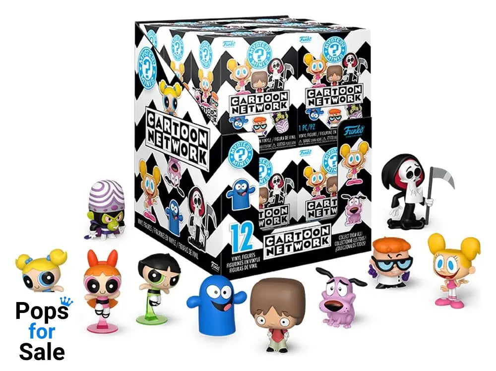 Cartoon Network Mystery Mini Figures 5 cm Blind Box Display (12)