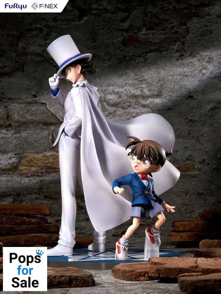 Case Closed F:NEX PVC Statue 1/7 Conan Edogawa & Kid the Phantom Thief 29 cm