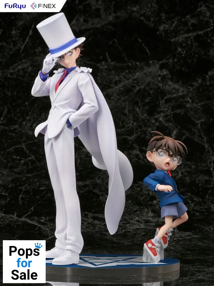Case Closed F:NEX PVC Statue 1/7 Conan Edogawa & Kid the Phantom Thief 29 cm