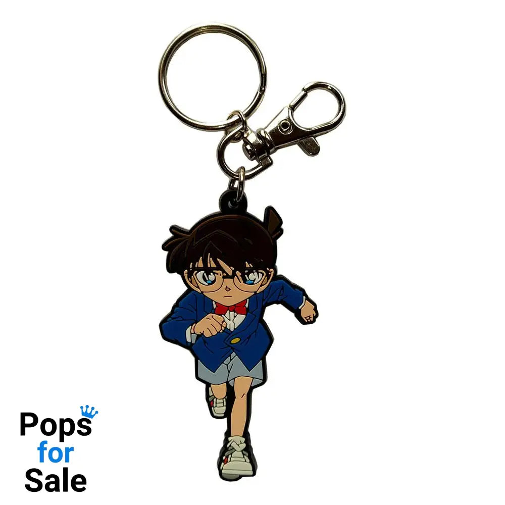 Case Closed Rubber Keychain Conan 7 cm Keyrings